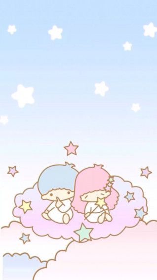 Wallpaper Little Twin Stars Sanrio Kawaii