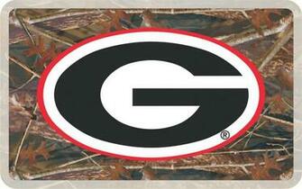Auto Uga Car Stickers Georgia Bulldogs Camo Decal With Oval G