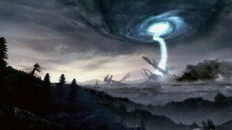 Trees Destruction Wallpaper Halflife