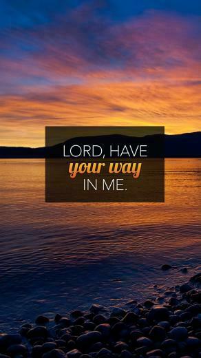 November Lord Your Way