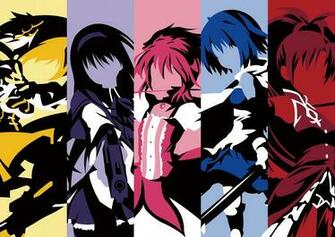 Magi Madoka Magica Sayaka Miki Mami Tomoe Kyouko Sakura Kaname