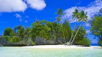 Tropical Island Wallpaper