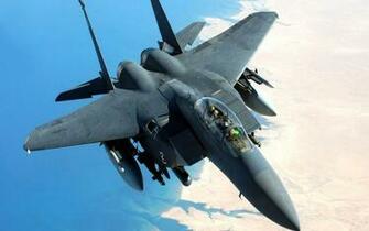 High Quality F Eagle Alone Military Airplanes Wallpaper