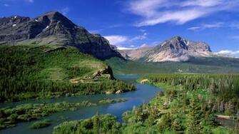 Nature Wallpaper Landscape Summer River Montana