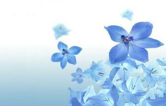 Blue Flower Wallpaper Architecture Ideas