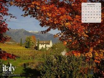 Wallpaper Calendar November Italy Magazine