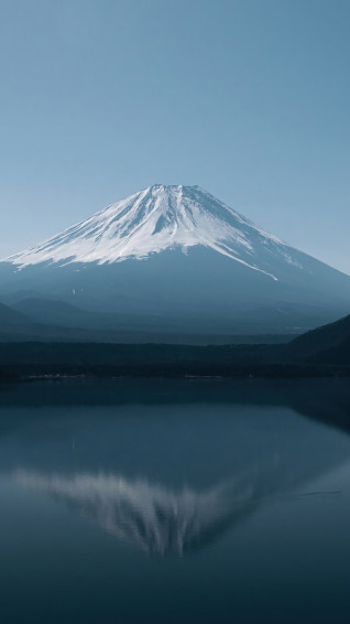 Mount Fuji Lake Scenery 4k Wallpaper iPhone HD Phone 8150g