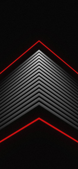 iPhone Pro Black Red Roof Wallpaper