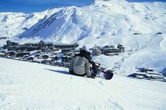 Winter Holiday In The Ski Resort Of Tignes France Wallpaper And