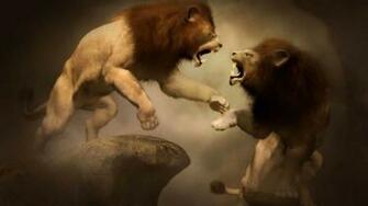 Lion Wallpaper HD Animated White