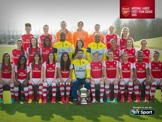 Arsenal Wallpaper Ladies Squad Mar