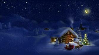 Xinature Eve Winter Snow Merry Magic Evening Santa Nature