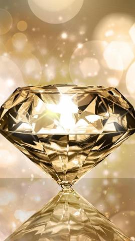 Golden Diamond Wallpaper On