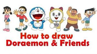 Easy Drawing Of Doraemon And His Friends Draw
