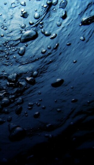 Dark Blue Water iPhone 5s Wallpaper iPad
