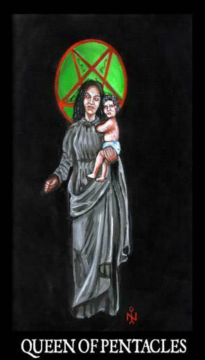 Pentacles Esoteric And Occult Luciferian Tarot Cards Wallpaper Image