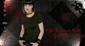 Abby The Happy Goth Computer Wallpaper Desktop Background