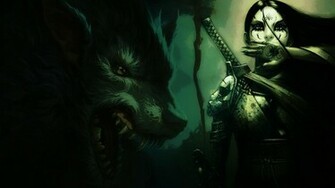 Dark Wolf Wallpaper HD