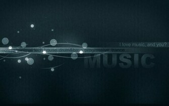 Wallpaper I Love Music Electronic HD