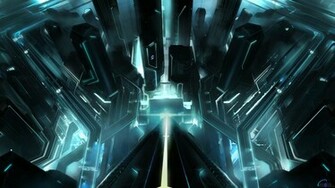 Wallpaper Tron Legacy X HDtv 1080p Desktop