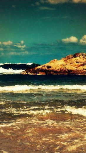 Ocean Waves iPhone 5s Wallpaper iPad