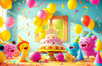 Cocomelon Happy BirtHDay Wallpaper
