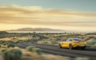 Amg Gt Solarbeam Motion Rear Angle Wallpaper Mercedes