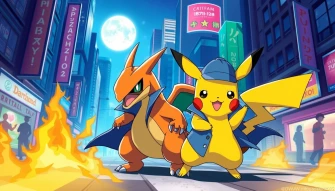 Detective Pikachu Charizard Wallpaper