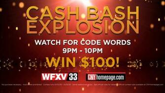 Cash Bash Contest Wutr Wfxv Cnyhome