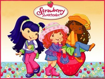 Strawberry Shortcake Cartoon Wallpaper In High Resolution For