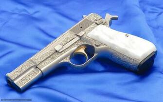 Wallpaper Browning High Power Gun Weapon Desktop