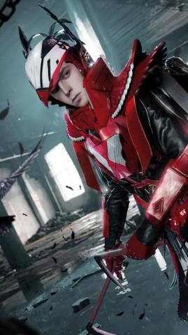 Pubg Mobile Blood Raven X Suit Cosplay 4k Phone iPhone Wallpaper