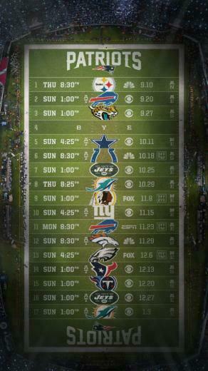 Nfl Schedule Wallpaper Nflrt