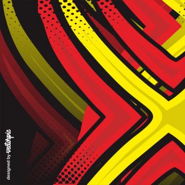 Racing Stripes Abstract Line Red Yellow Background Vector