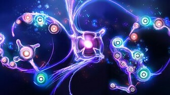Molecules Wallpaper