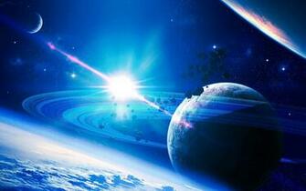 Giant Planets Star Lights HD Wallpaper