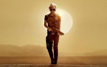 Terminator Dark Fate Sarah Connor 4k Wallpaper