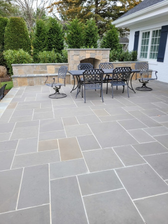 Raised Patio Photos Construction Image