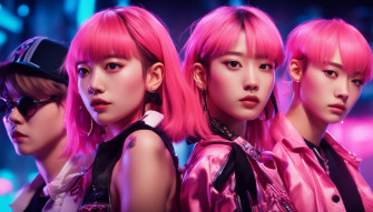 Bts And Blackpink Anime Wallpaper