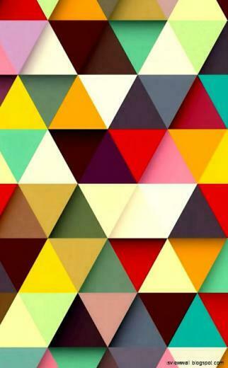 Colorful Diamond Shape Pattern iPhone Wallpaper