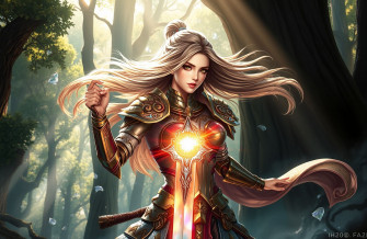 Fantasy Female Warrior Wallpaper