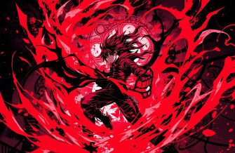 Red And Black Anime Wallpaper