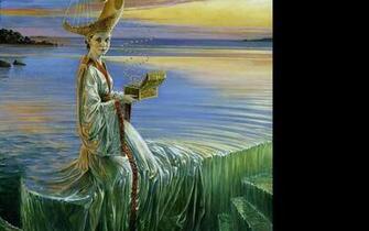 Moon Goddess Desktop Pc And Mac Wallpaper