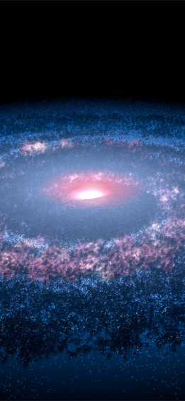 Cosmos Milky Way Particles Resolution HD Space 4k iPhone