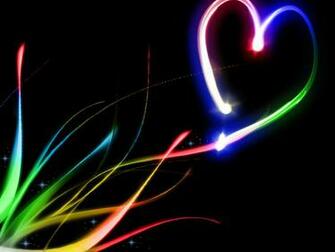 Cool Neon Heart Wallpaper