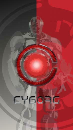 Android iPhone HD Wallpaper Cyborg Dc Dceu Dccomics
