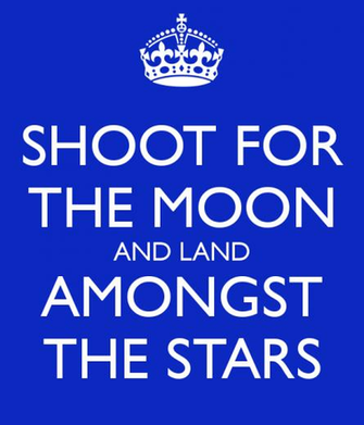 Shoot For The Moon And Land Amongst Stars Keep Calm Carry On