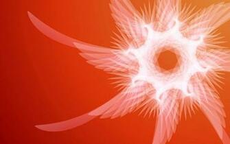 Radiant Flower Wallpaper Abstract