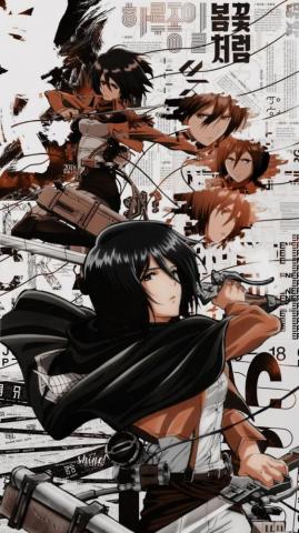 Mikasa Lockscreen Shingeki No Kyojin Shinedlts On