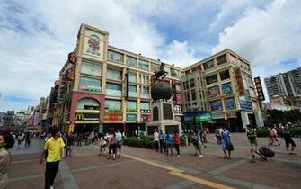 Guangzhou China City Street Wallpaper
